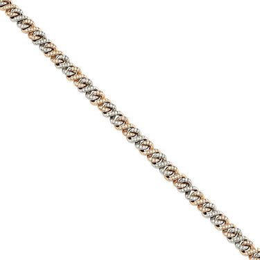 Diamond Infinity Link Chain 21.5 Inches 9 mm 9 Ctw